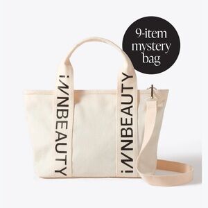 Innbeauty Holiday Cream Tote Bag NWT